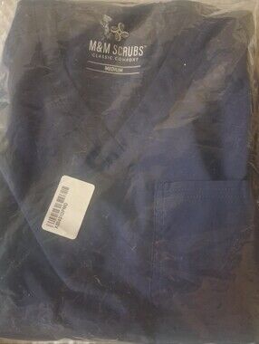 Smart Scrubs Classic Comfort V-Neck Scrub Top - Navy